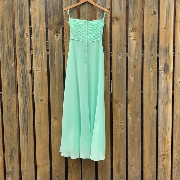 Mint green maxi (bridesmaid/prom) - Picture 3 of 4